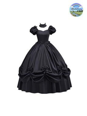 Victorian Gothic Lolita Dress Masquerade Ball Gown Cosplay Costume
